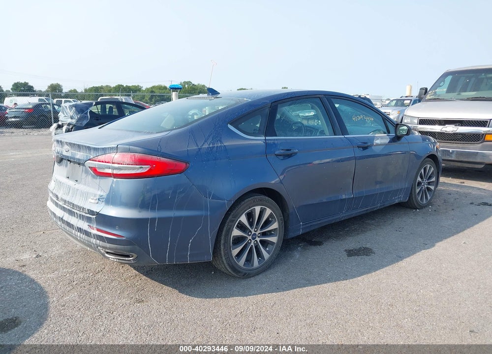 2019 FORD FUSION SE VIN: 3FA6P0T98KR237389