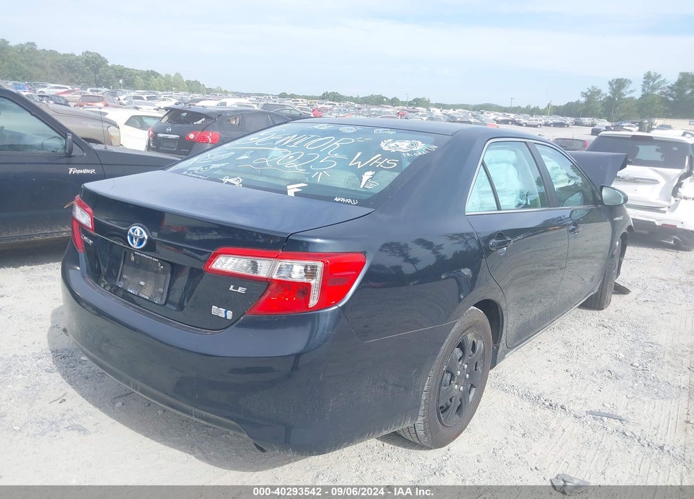 2014 TOYOTA CAMRY HYBRID LE VIN: 4T1BD1FKXEU119455