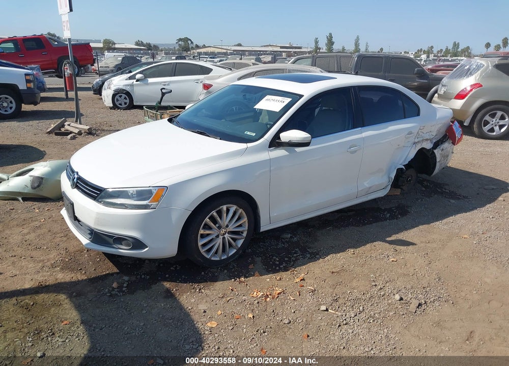 2012 VOLKSWAGEN JETTA 2.5L SEL VIN: 3VWLP7AJXCM319932