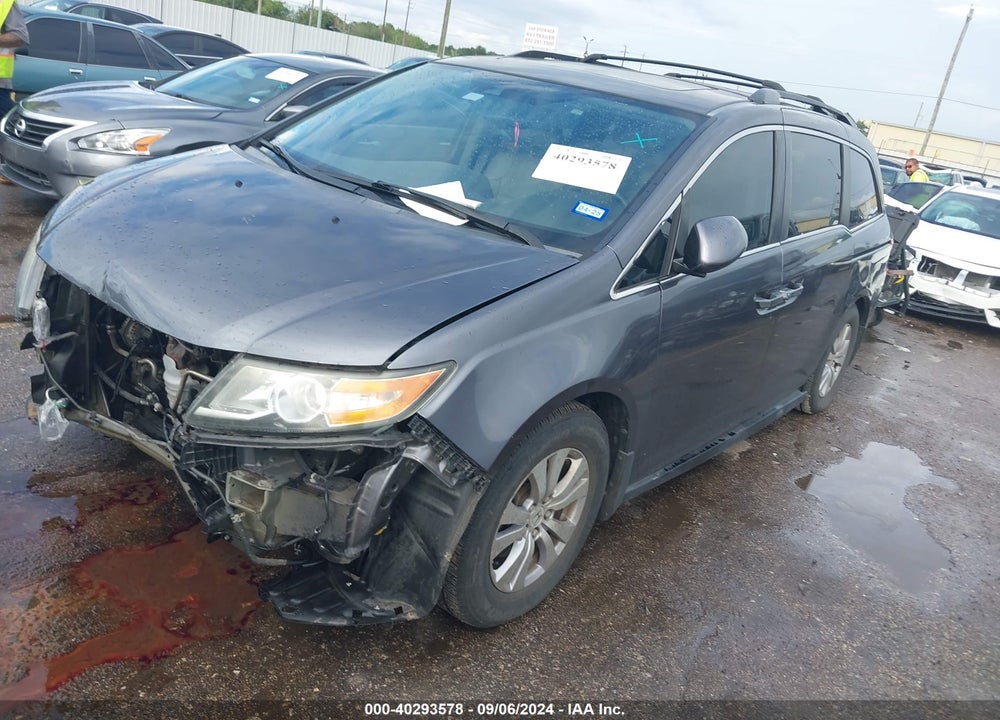 2016 HONDA ODYSSEY EX-L VIN: 5FNRL5H61GB081252