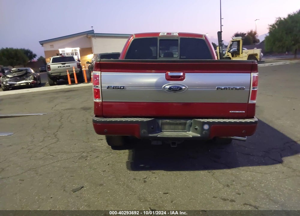 2013 FORD F-150 PLATINUM VIN: 1FTFW1CF5DFA53908