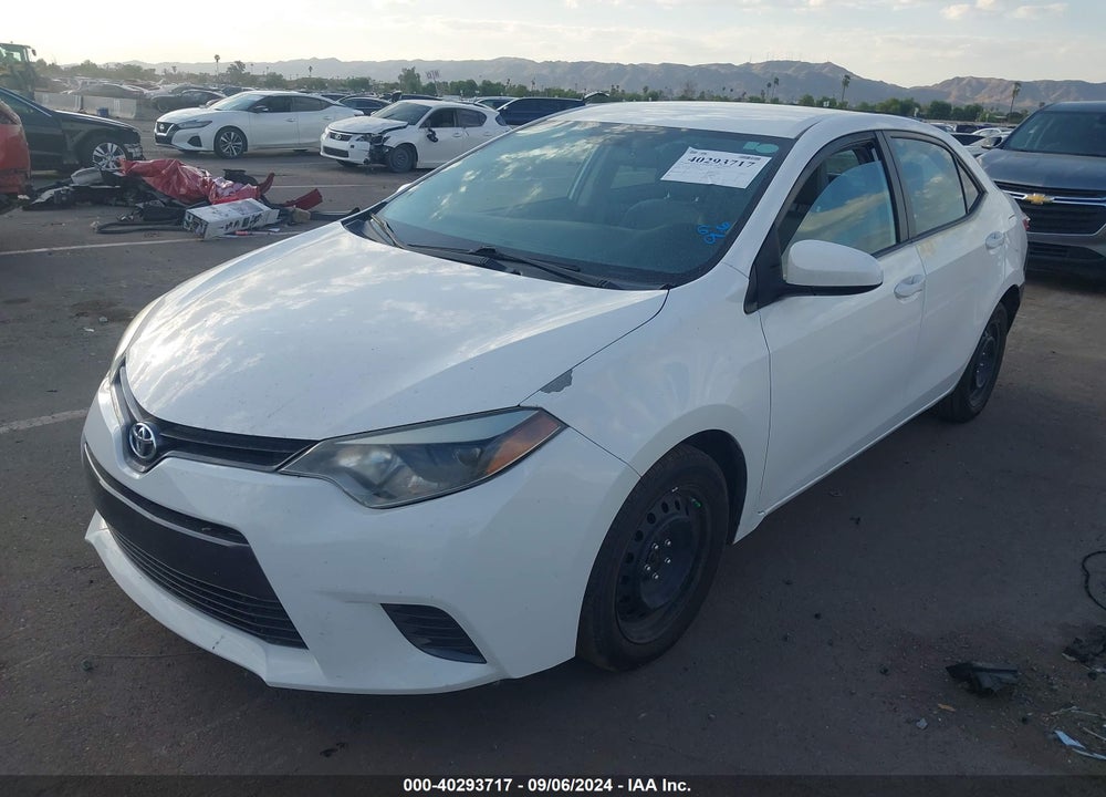 2016 TOYOTA COROLLA LE VIN: 5YFBURHEXGP488939