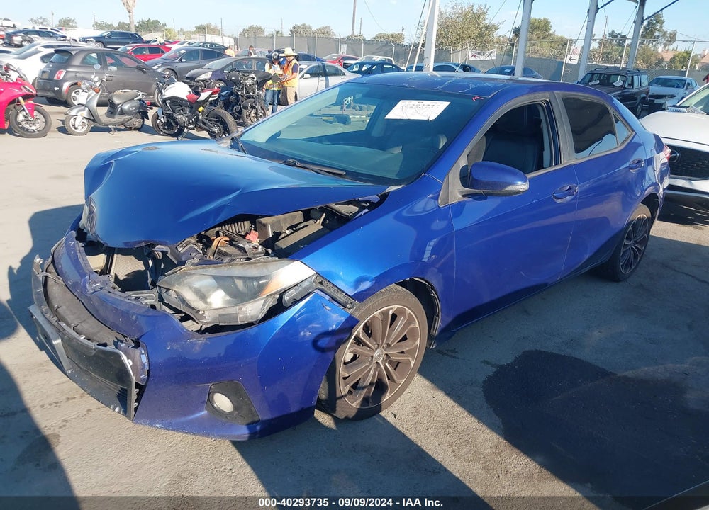 2014 TOYOTA COROLLA S PLUS VIN: 5YFBURHE7EP164473
