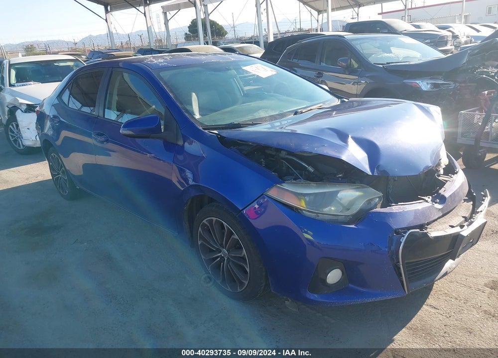 2014 TOYOTA COROLLA S PLUS VIN: 5YFBURHE7EP164473