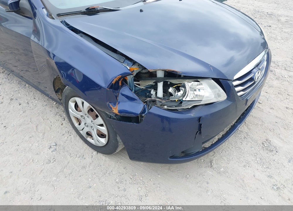 2010 HYUNDAI ELANTRA BLUE VIN: KMHDU4AD5AU837296
