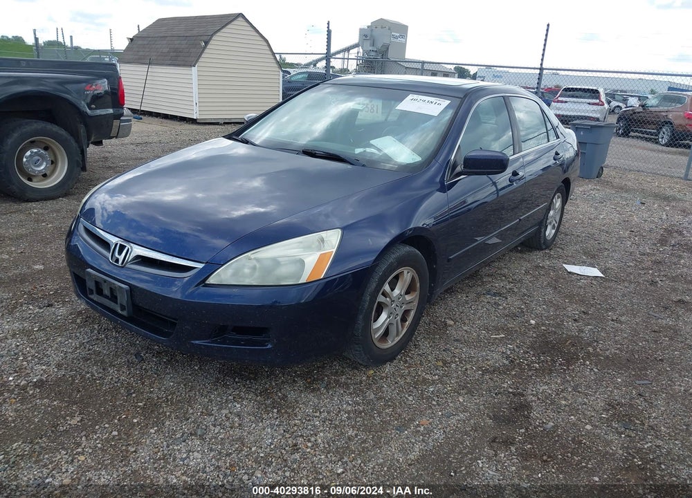 2007 HONDA ACCORD 2.4 EX VIN: 1HGCM56787A165190