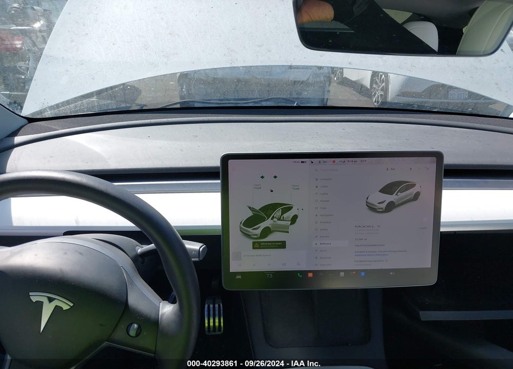2021 TESLA MODEL Y LONG RANGE DUAL MOTOR ALL-WHEEL DRIVE VIN: 5YJYGDEE6MF212404