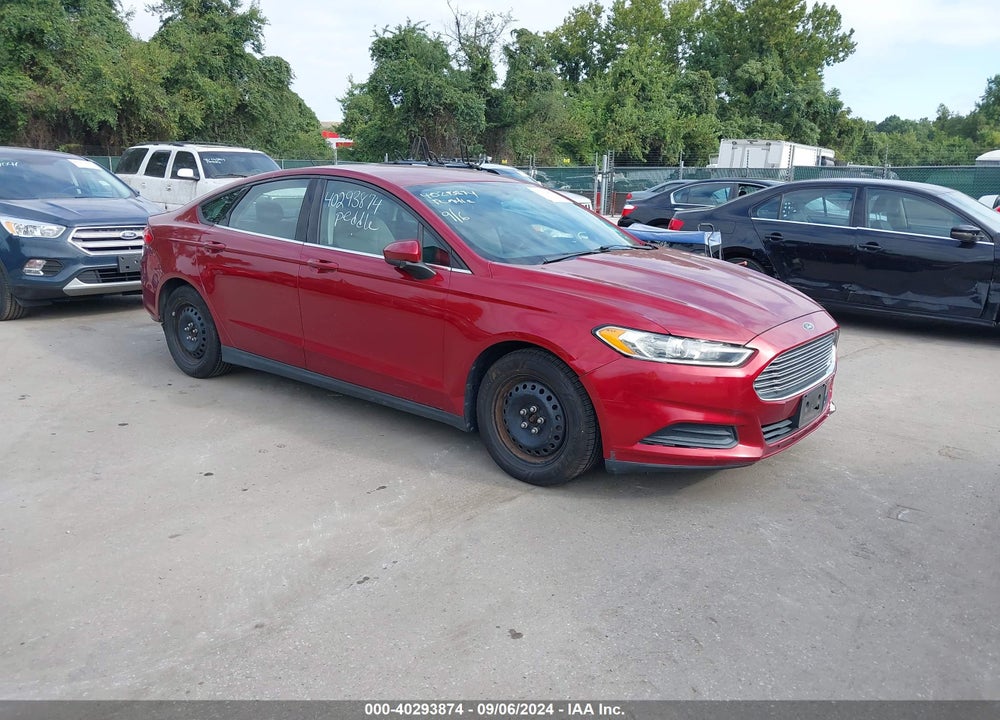 2013 FORD FUSION S VIN: 3FA6P0G7XDR271958