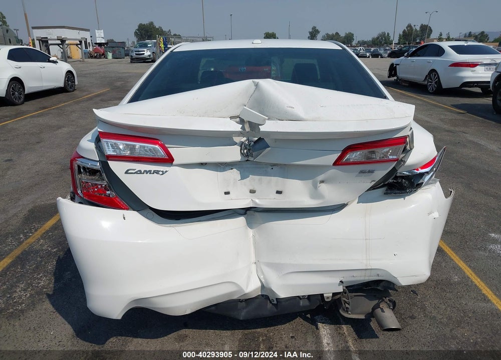 2013 TOYOTA CAMRY SE VIN: 4T1BF1FK2DU687708