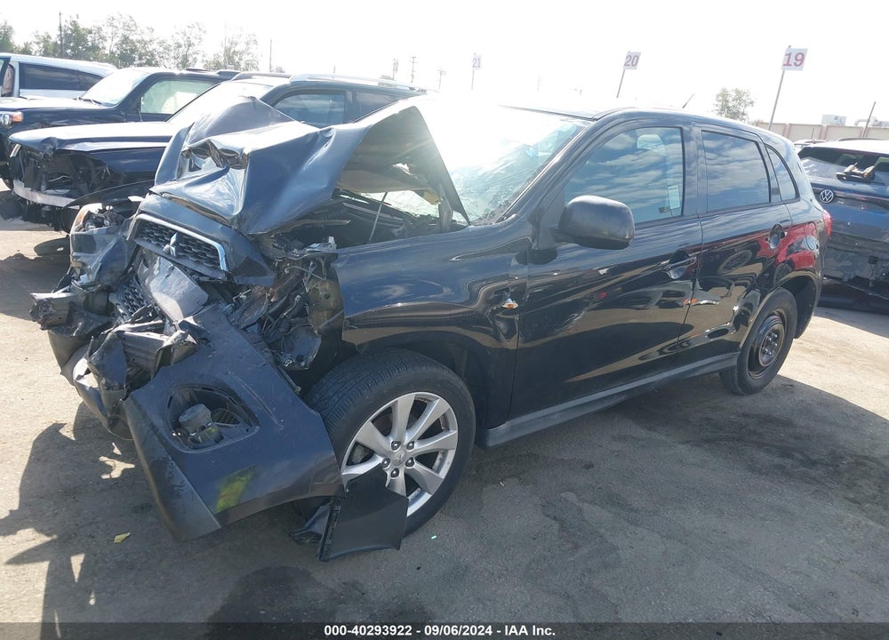 2013 MITSUBISHI OUTLANDER SPORT ES VIN: 4A4AP3AU3DE016570
