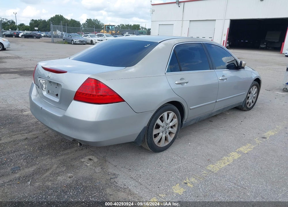 2007 HONDA ACCORD 3.0 SE VIN: 1HGCM66407A070487