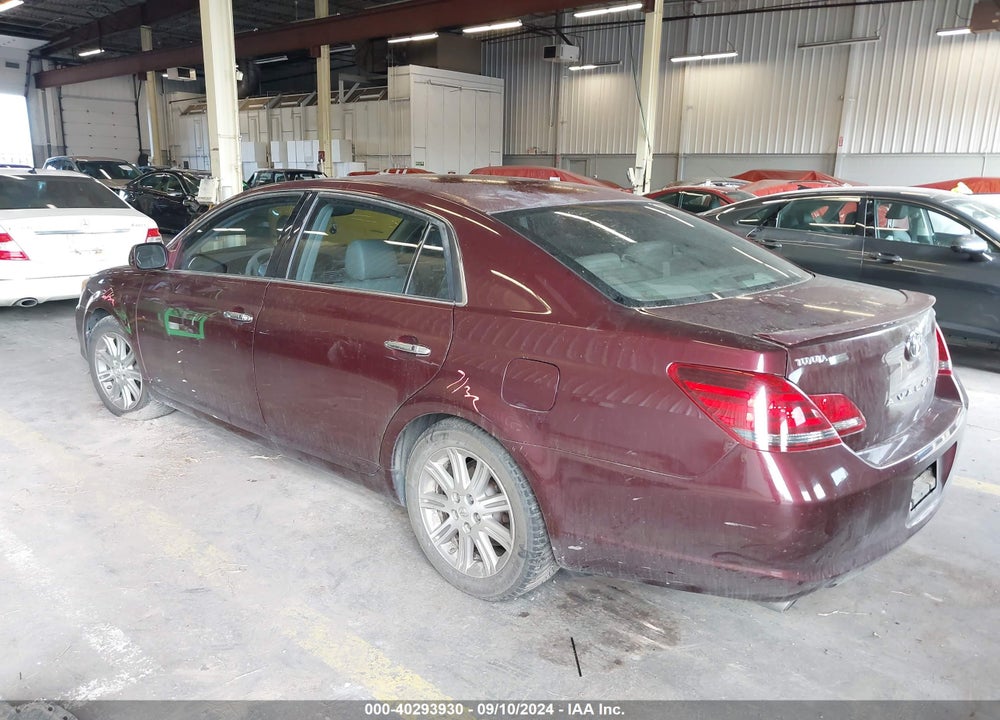 2008 TOYOTA AVALON LIMITED VIN: 4T1BK36B78U257007