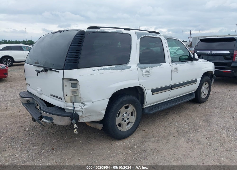 2004 CHEVROLET TAHOE LS VIN: 1GNEK13Z44J246993