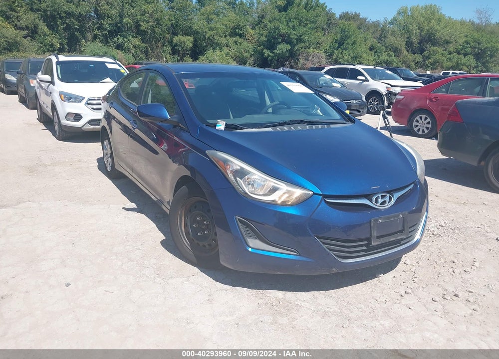 2016 HYUNDAI ELANTRA SE VIN: 5NPDH4AE6GH689650