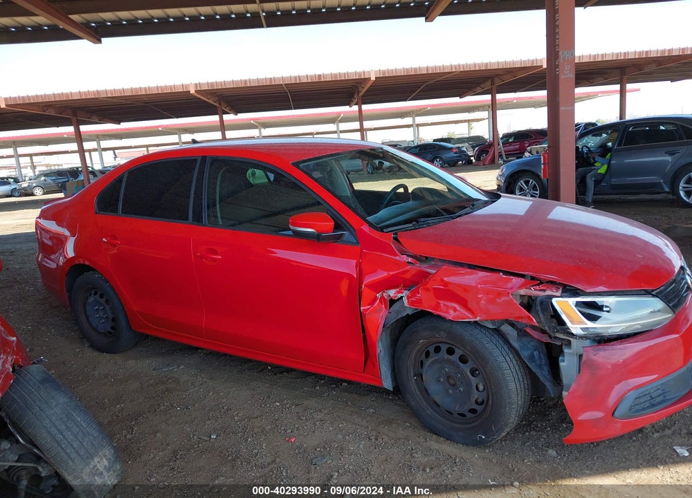2014 VOLKSWAGEN JETTA 1.8T SE VIN: 3VWD17AJ1EM424500