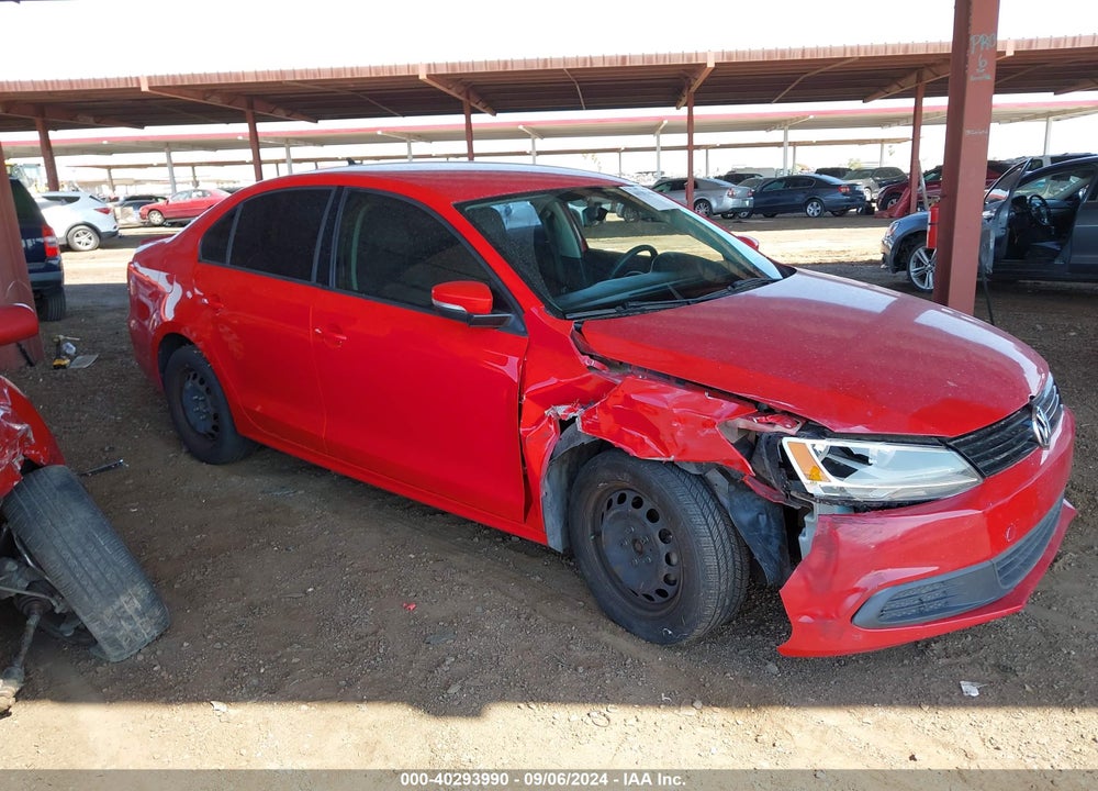 2014 VOLKSWAGEN JETTA 1.8T SE VIN: 3VWD17AJ1EM424500