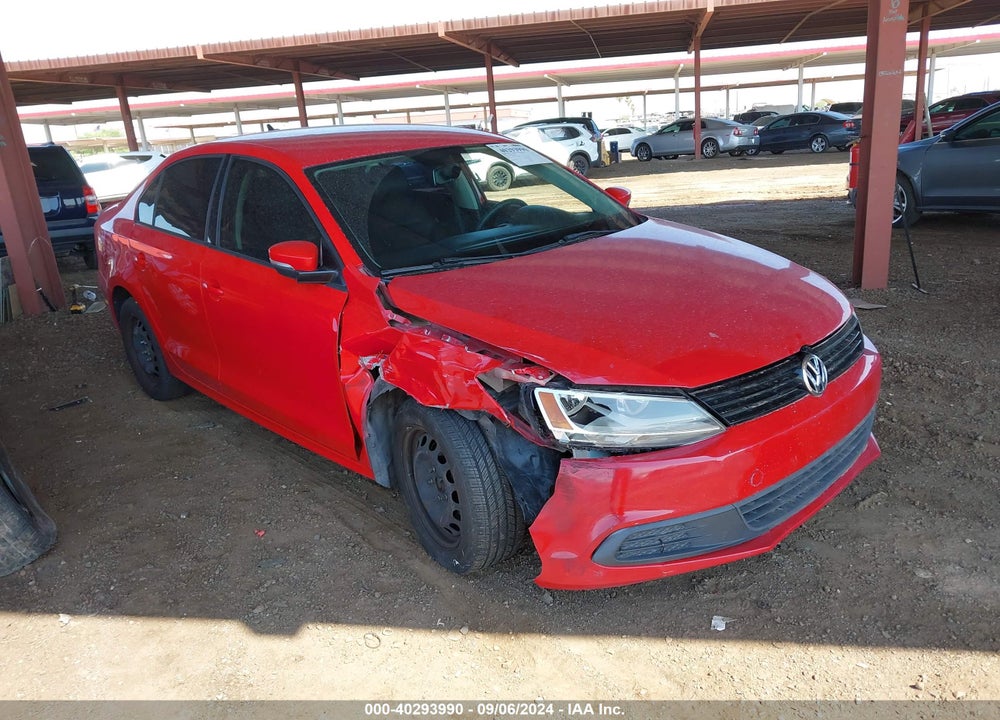 2014 VOLKSWAGEN JETTA 1.8T SE VIN: 3VWD17AJ1EM424500