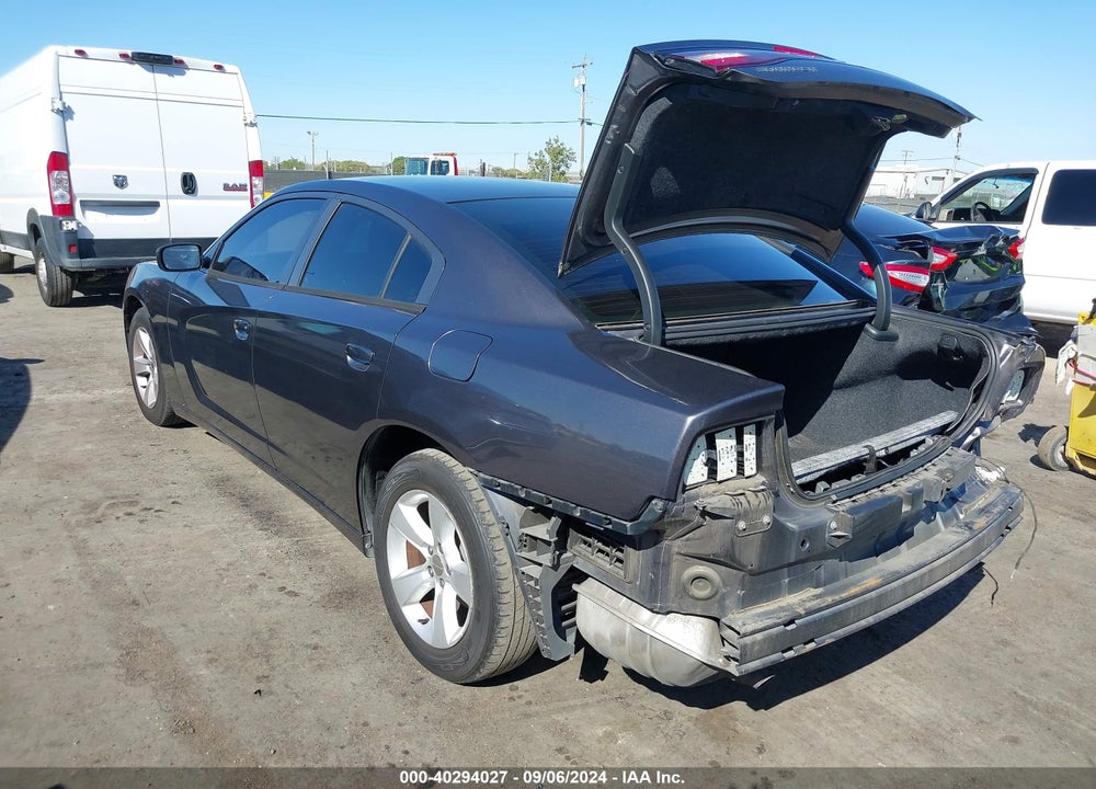 2014 DODGE CHARGER SE VIN: 2C3CDXBG6EH170780