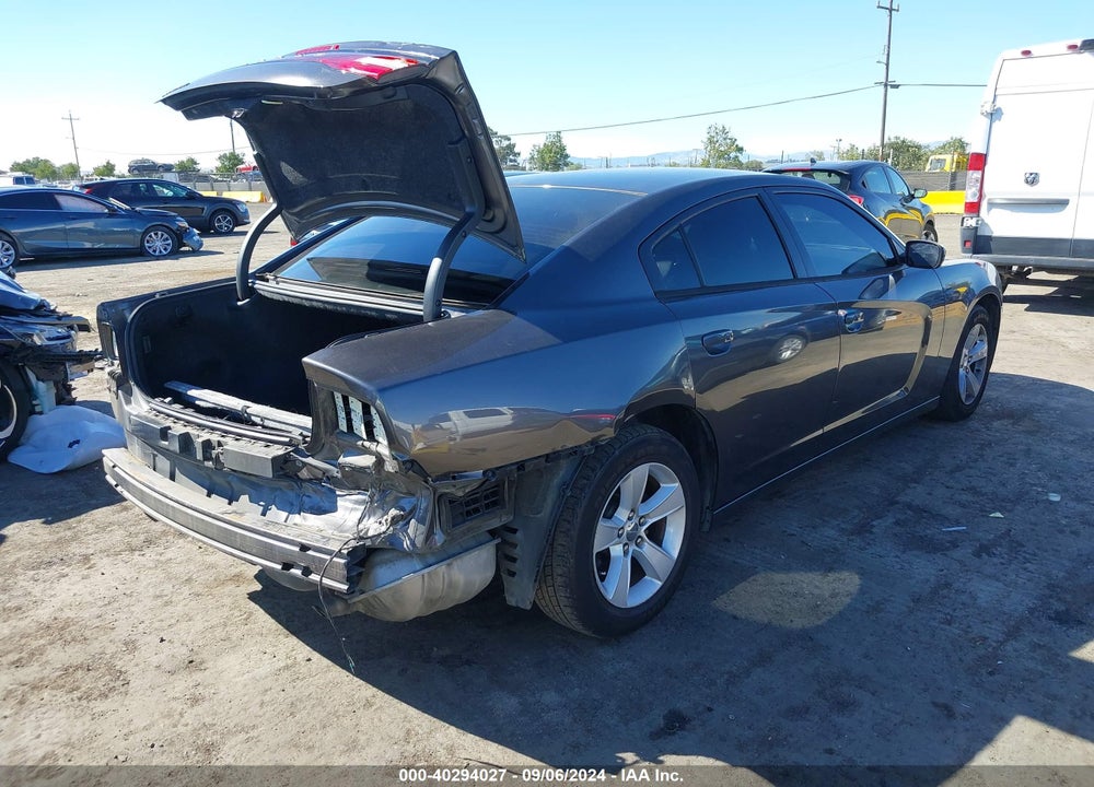 2014 DODGE CHARGER SE VIN: 2C3CDXBG6EH170780