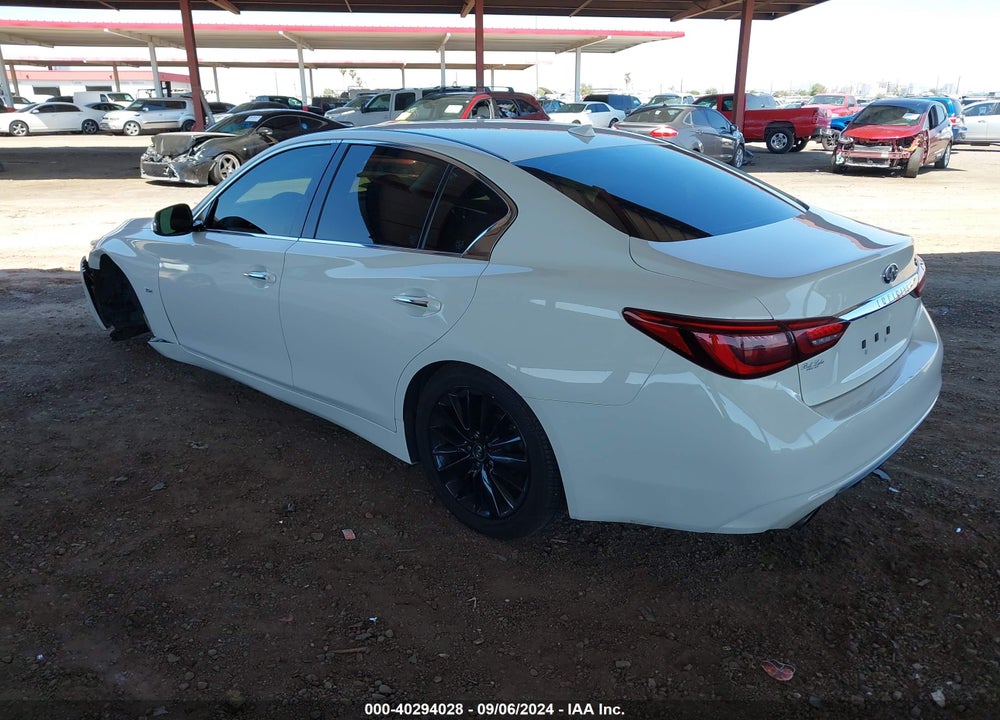 2018 INFINITI Q50 3.0T LUXE VIN: JN1EV7AP8JM360531