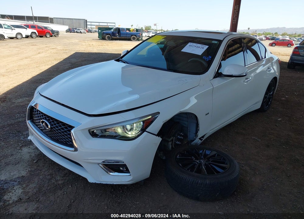 2018 INFINITI Q50 3.0T LUXE VIN: JN1EV7AP8JM360531