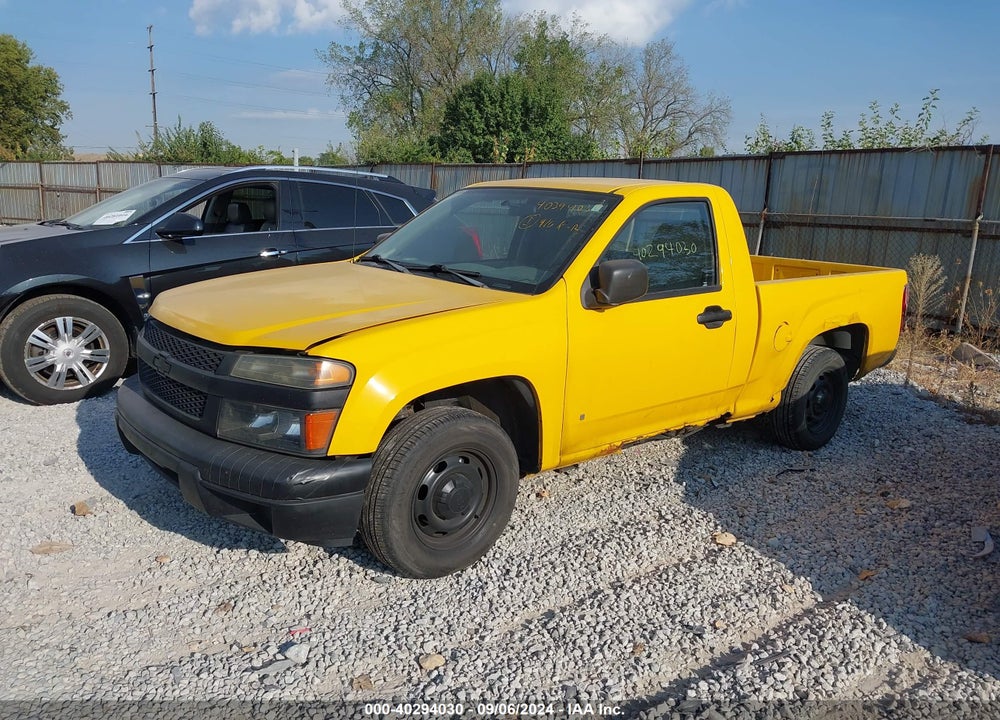 2007 CHEVROLET COLORADO WORK TRUCK VIN: 1GCCS149078192201