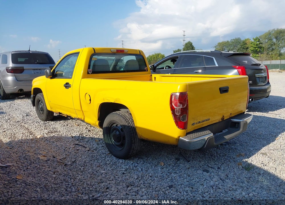 2007 CHEVROLET COLORADO WORK TRUCK VIN: 1GCCS149078192201