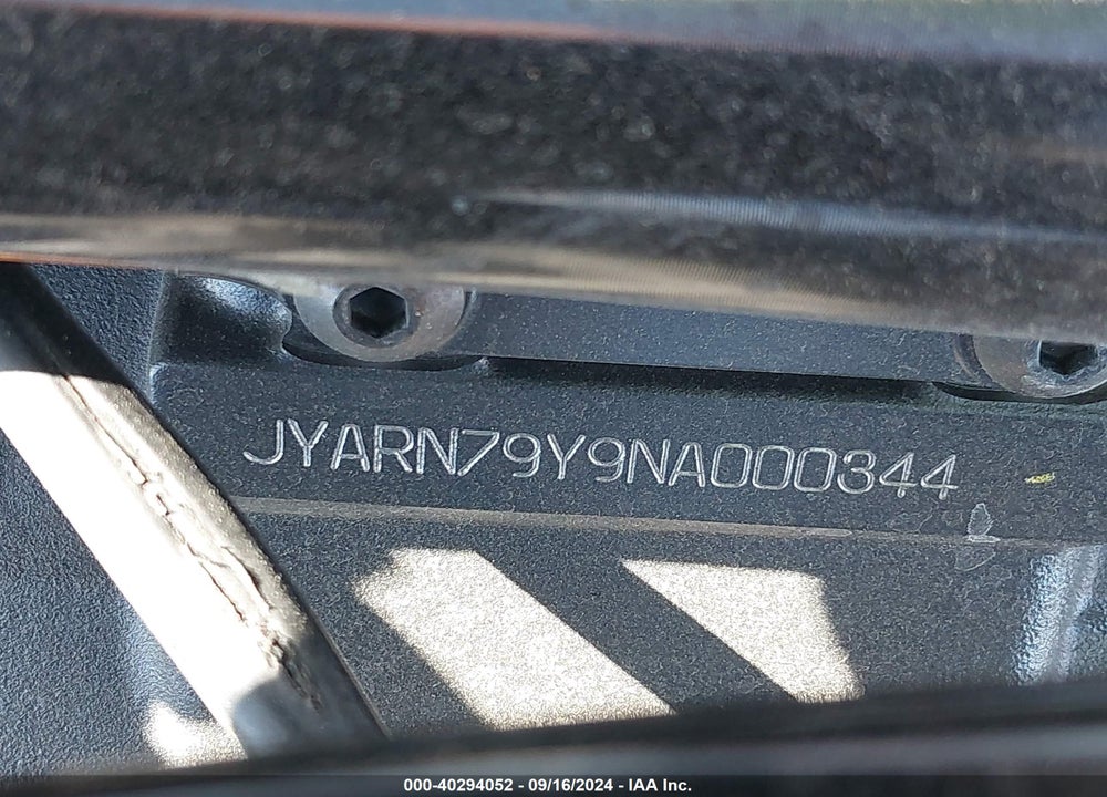 2022 YAMAHA MTN1000 C VIN: JYARN79Y9NA000344