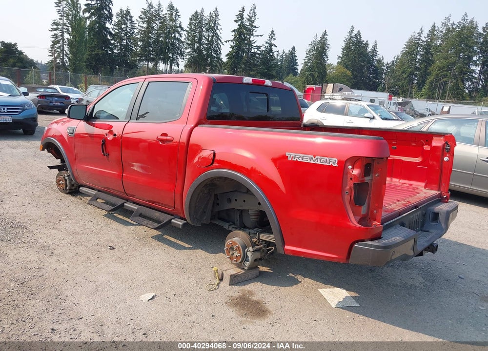 2022 FORD RANGER LARIAT VIN: 1FTER4FH2NLD22385