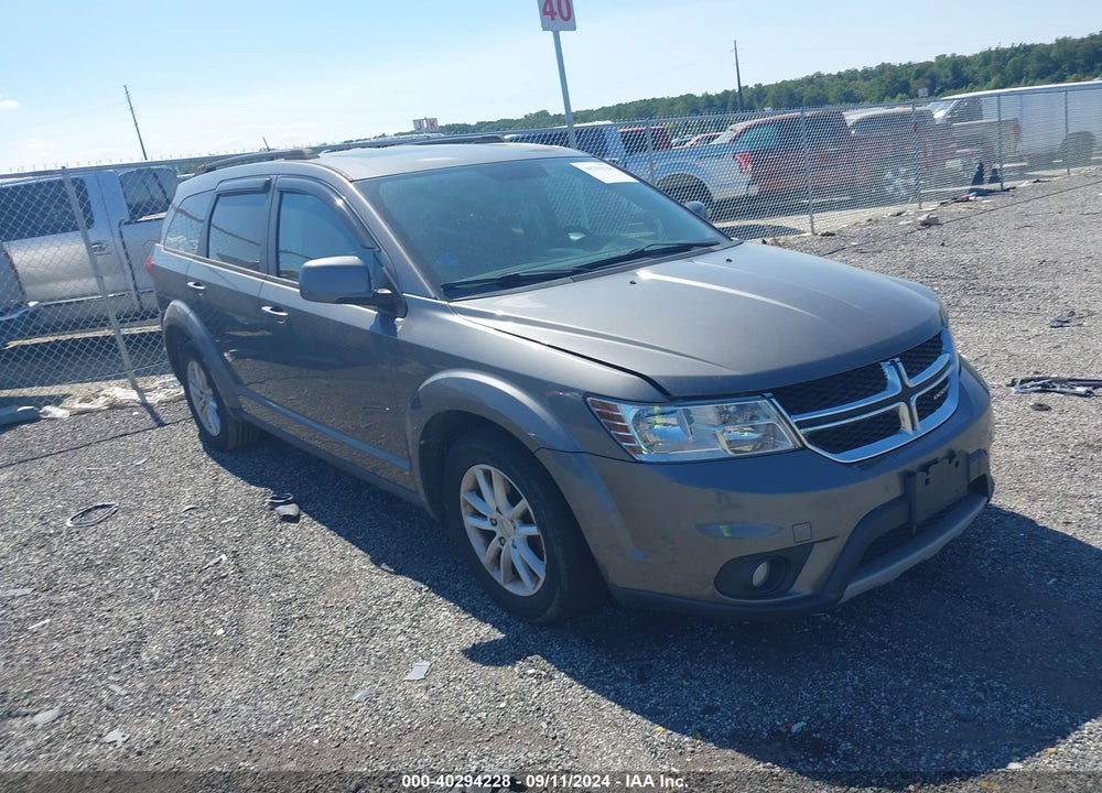 2013 DODGE JOURNEY SXT VIN: 3C4PDCBB6DT722715