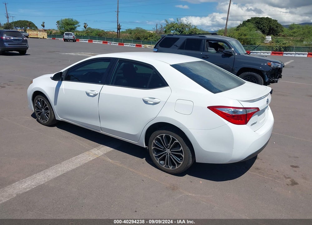 2016 TOYOTA COROLLA VIN: 5YFBURHE0GP549991