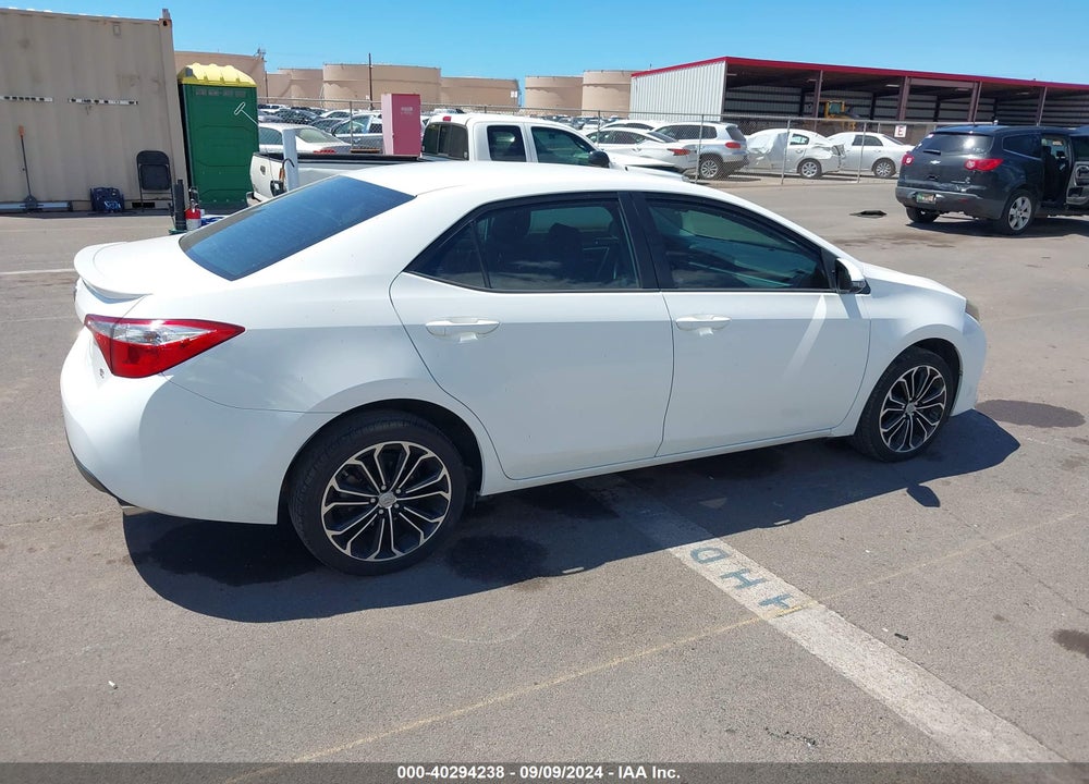 2016 TOYOTA COROLLA VIN: 5YFBURHE0GP549991