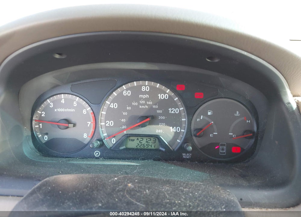 2001 HONDA ACCORD 2.3 EX VIN: 1HGCG31731A000822