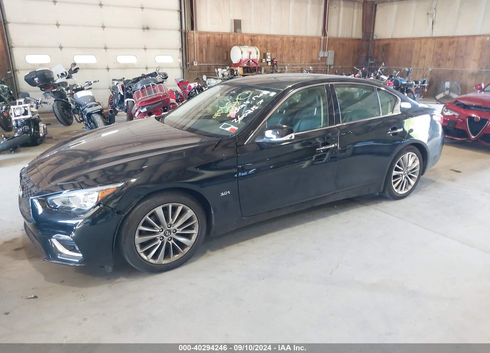 2018 INFINITI Q50 3.0T LUXE VIN: JN1EV7AP9JM360215