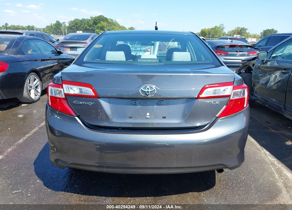 2012 TOYOTA CAMRY LE VIN: 4T4BF1FKXCR204082