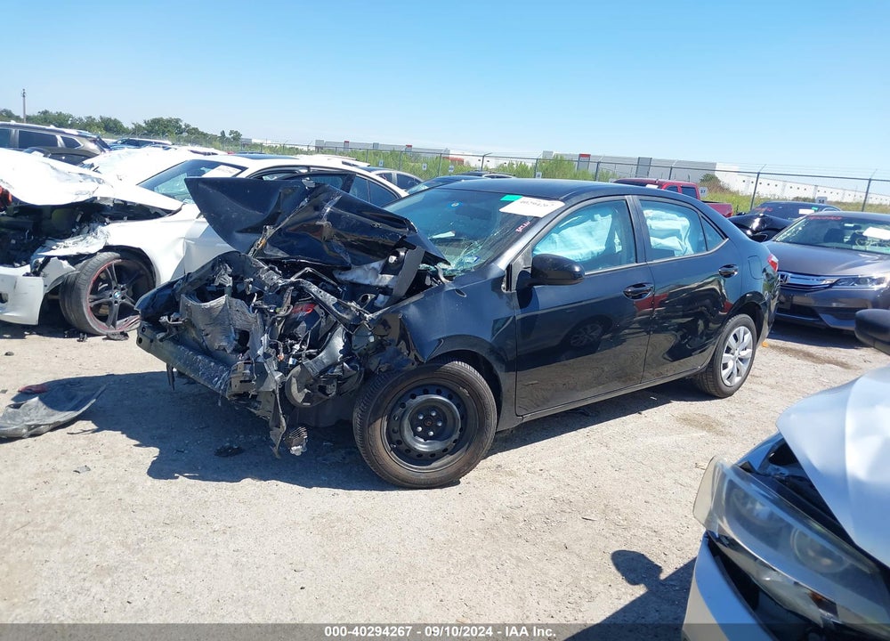 2016 TOYOTA COROLLA LE VIN: 2T1BURHE2GC505023