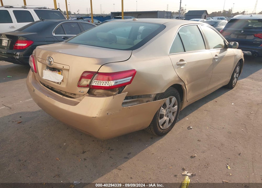 2010 TOYOTA CAMRY LE VIN: 4T1BF3EK9AU071576
