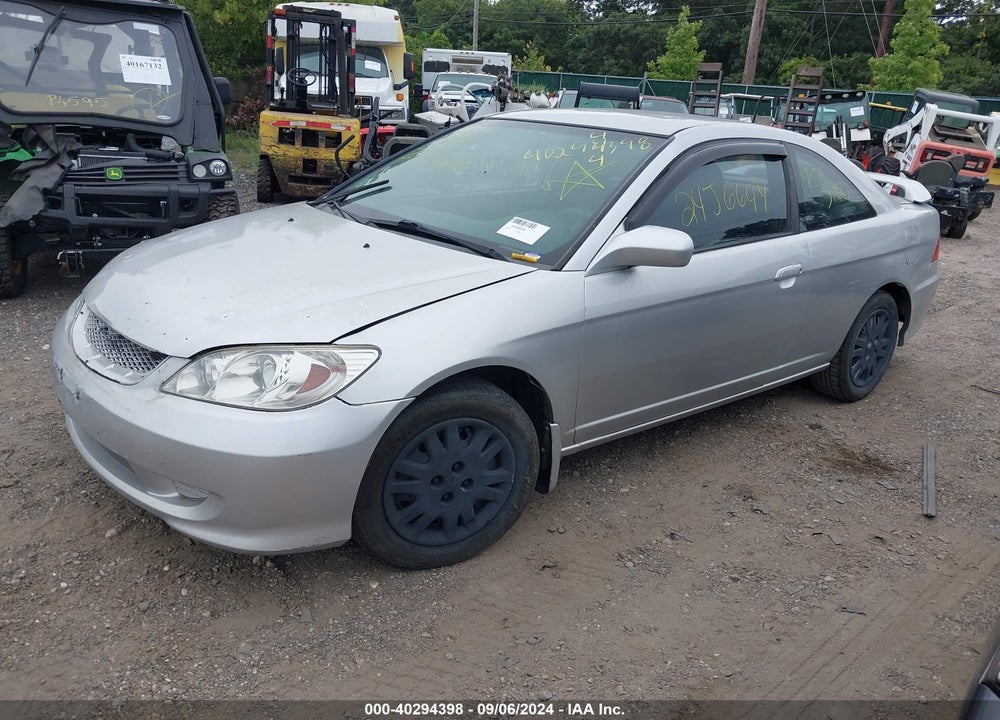 2005 HONDA CIVIC LX VIN: 1HGEM21585L076511