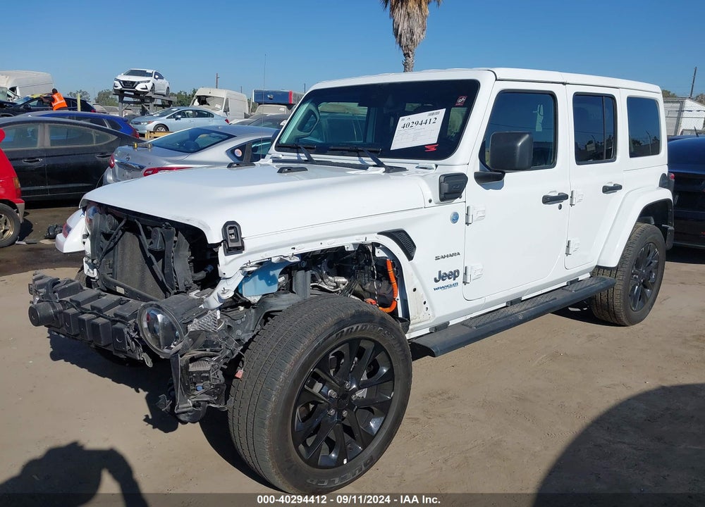 2021 JEEP WRANGLER 4XE UNLIMITED SAHARA 4X4 VIN: 1C4JJXP66MW742300