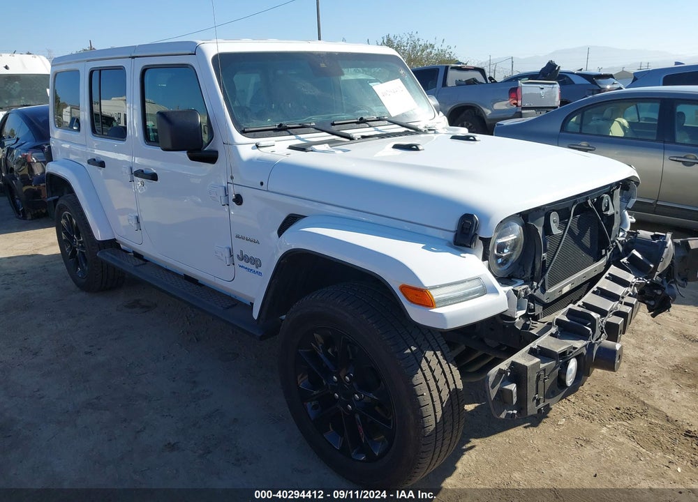 2021 JEEP WRANGLER 4XE UNLIMITED SAHARA 4X4 VIN: 1C4JJXP66MW742300