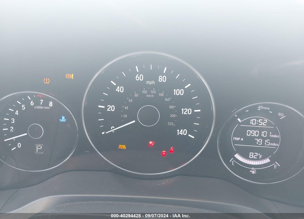 2017 HONDA HR-V EX-L VIN: 3CZRU5H76HM715488