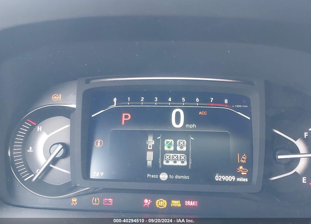 2023 HONDA PASSPORT AWD TRAILSPORT VIN: 5FNYF8H6XPB015609