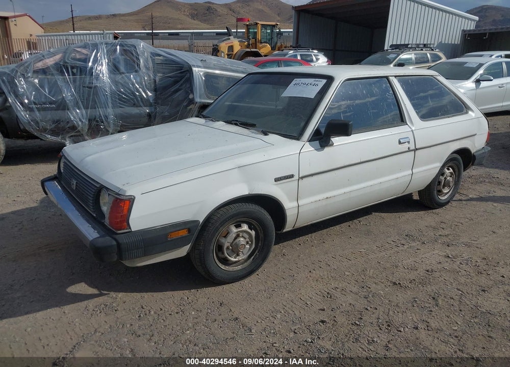 1986 SUBARU STANDARD VIN: JF1AF21B9GA117116