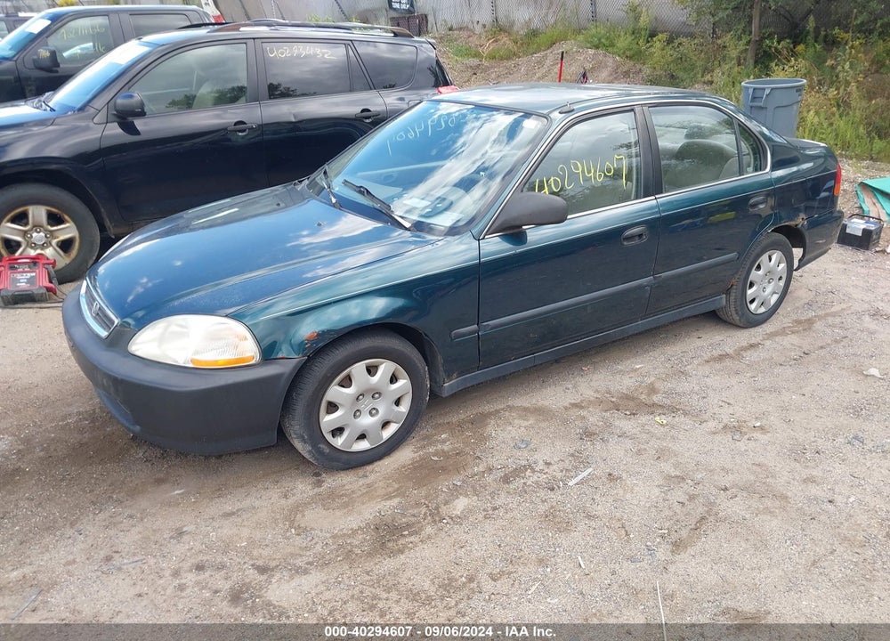 1998 HONDA CIVIC LX VIN: 2HGEJ6670WH561279