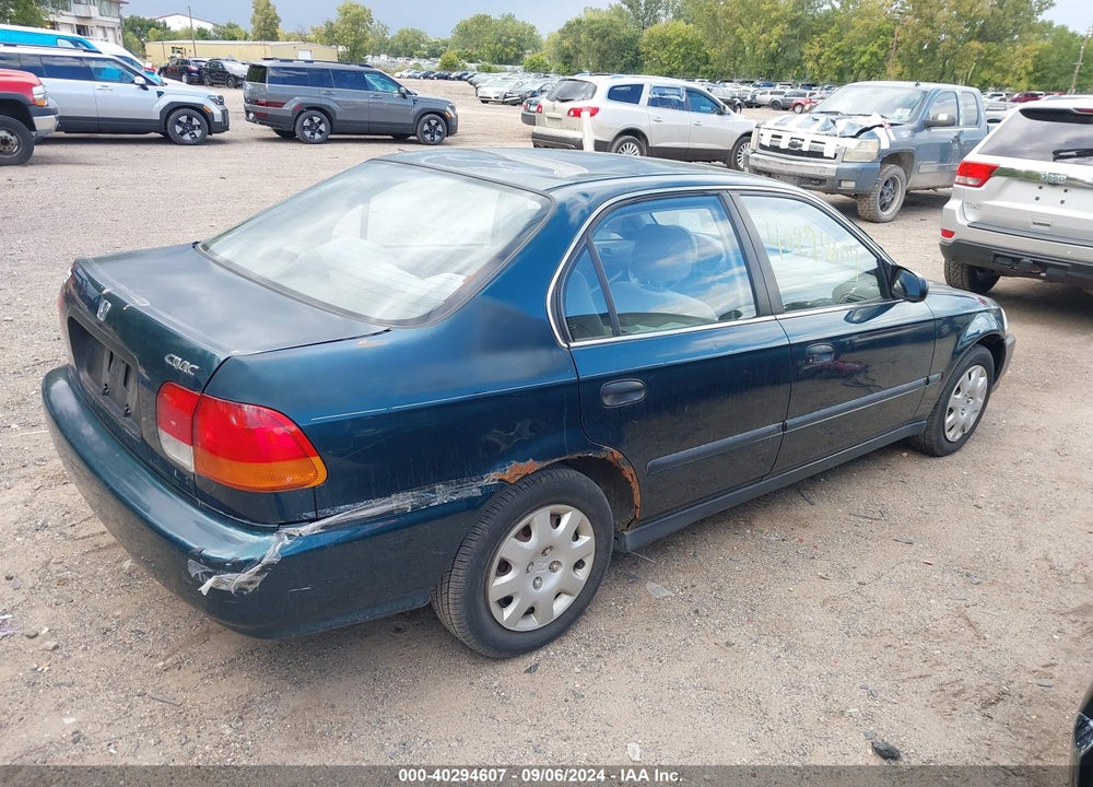 1998 HONDA CIVIC LX VIN: 2HGEJ6670WH561279