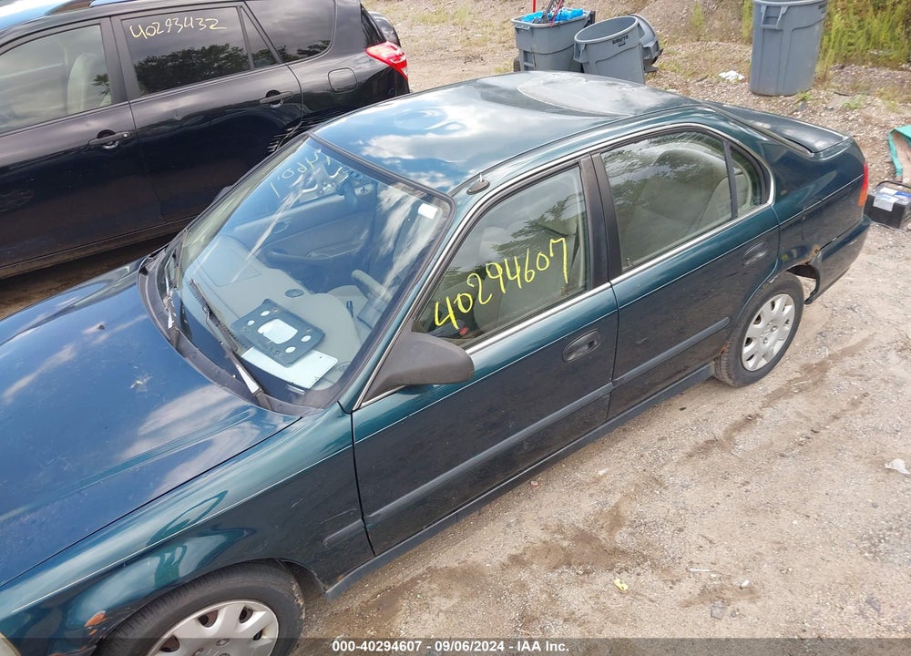 1998 HONDA CIVIC LX VIN: 2HGEJ6670WH561279