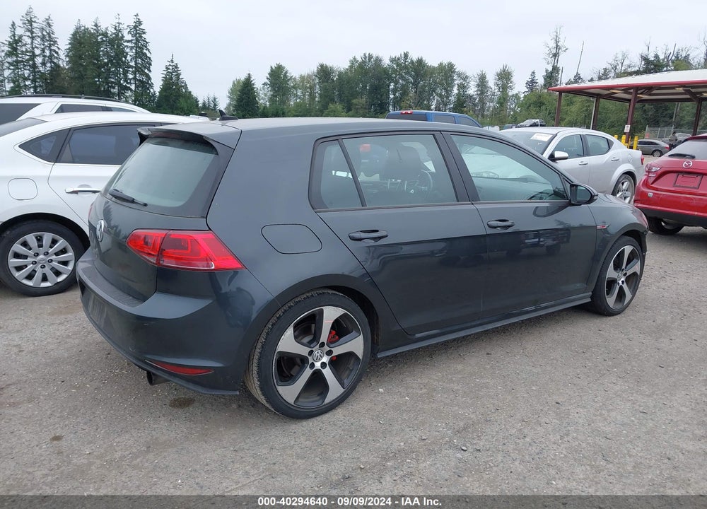 2017 VOLKSWAGEN GOLF GTI AUTOBAHN 4-DOOR/S 4-DOOR/SE 4-DOOR/SPORT 4-DOOR VIN: 3VW4T7AU9HM014410