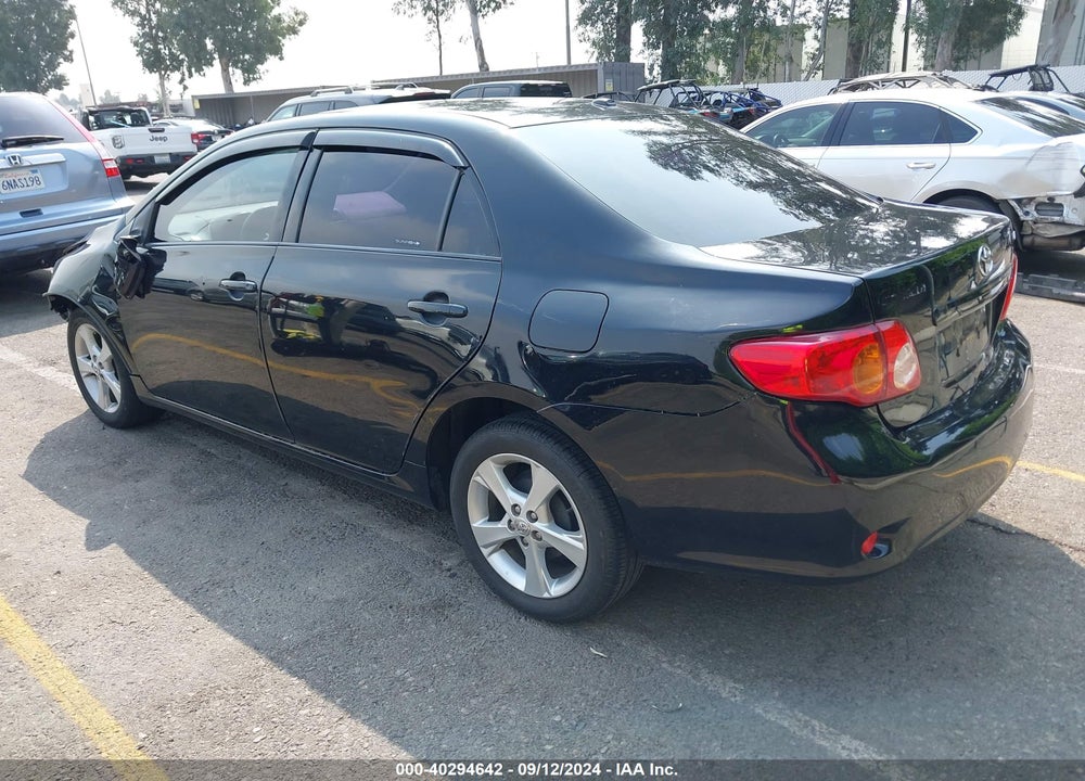 2009 TOYOTA COROLLA LE VIN: JTDBL40E699094784