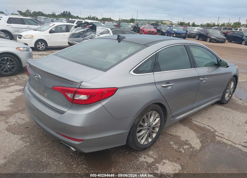 2015 HYUNDAI SONATA LIMITED VIN: 5NPE34AF6FH157857
