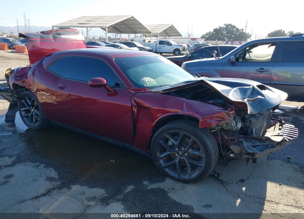 2021 DODGE CHALLENGER R/T VIN: 2C3CDZBT6MH610844